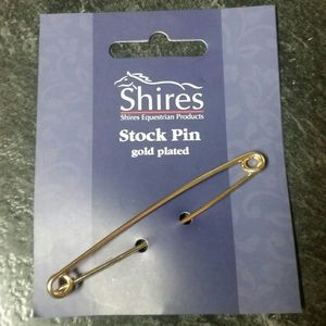 NIB Shires Equestrian Gold Plated Stock Pi…